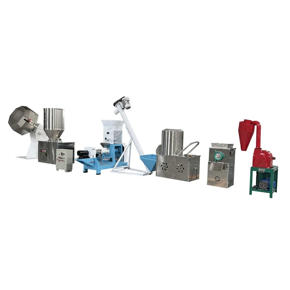 Línia de producció de pellets de peix i gambes