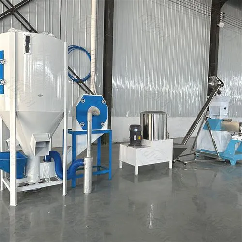 Línia de producció d'alimentació pesquera